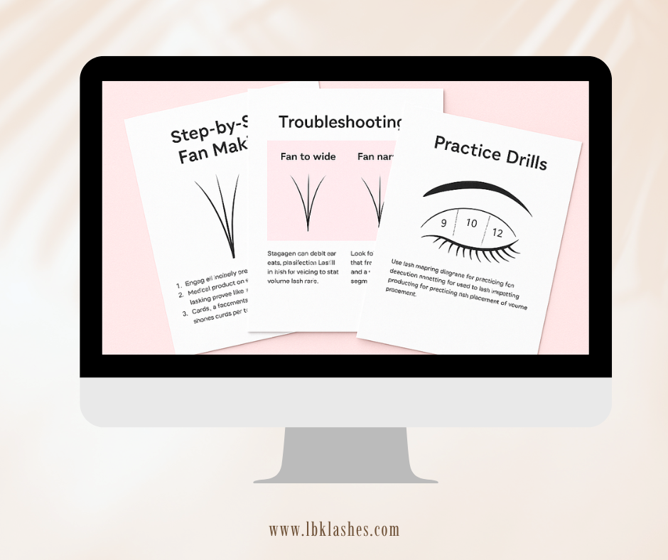 Volume Lash Masterclass - The Pinch Method Training Book